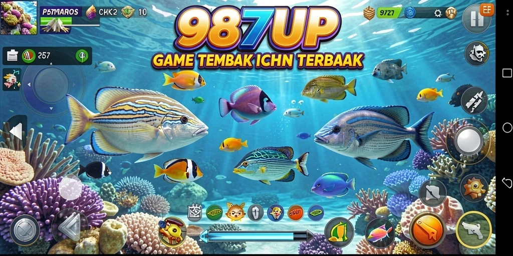 Gameplay Tembak Ikan yang seru dan mendebarkan di 987UP.