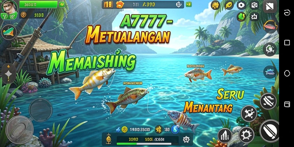 Tangkapan ikan besar dan pemandangan laut yang menakjubkan.