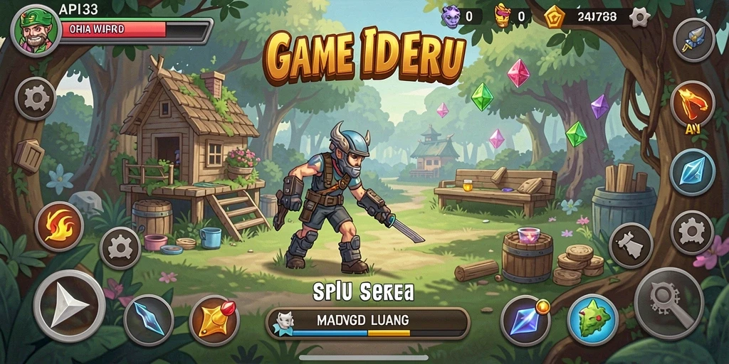 Screenshot gameplay API33 yang menunjukkan aksi seru dalam game Idle.