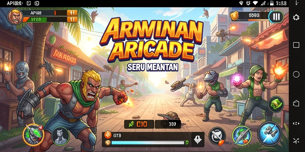 Screenshot utama API88 menampilkan aksi gameplay Arcade yang seru dan penuh tantangan.