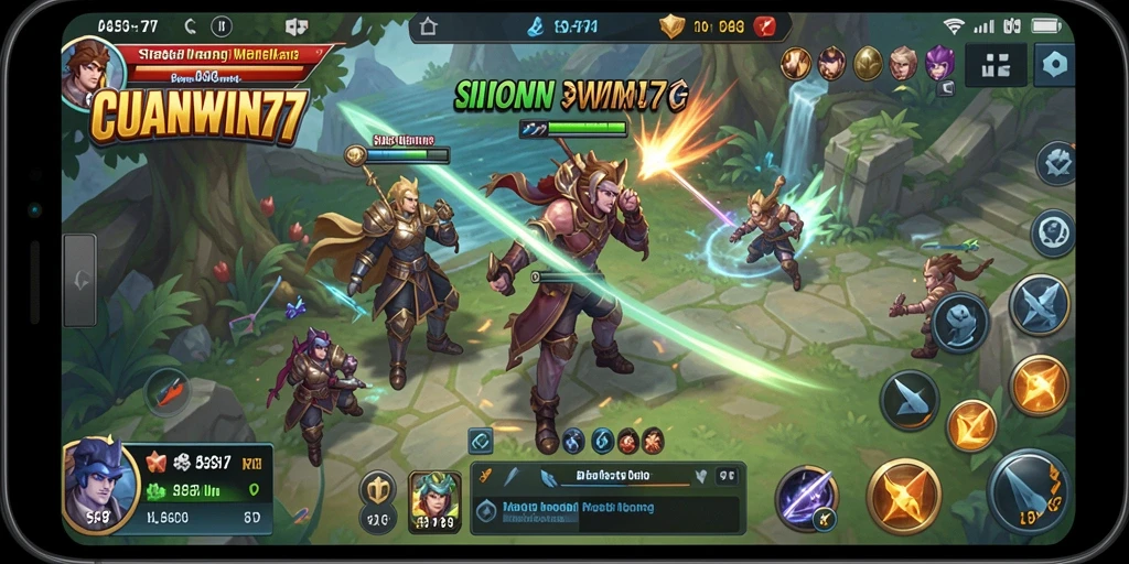 Tampilan menarik dari gameplay strategi dalam CUANWIN77.
