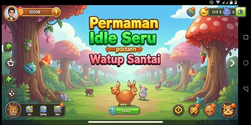 Gambaran gameplay seru ID098 dengan elemen Idle yang menarik.