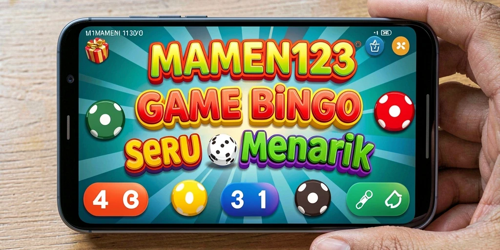 Screenshot gameplay MAMEN123 menampilkan keseruan permainan Bingo.