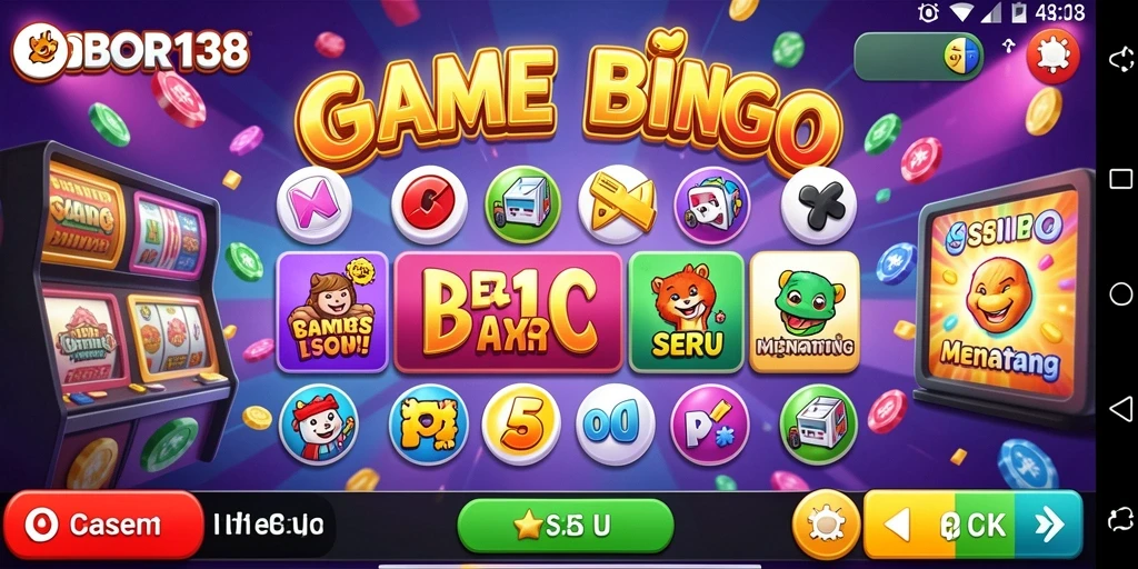 Screenshot gameplay OBOR138 menampilkan suasana seru permainan Bingo.