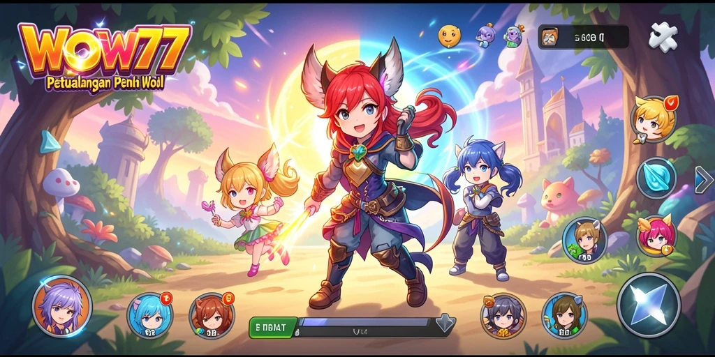 Tampilan menakjubkan dari gameplay WOW77 yang penuh aksi.