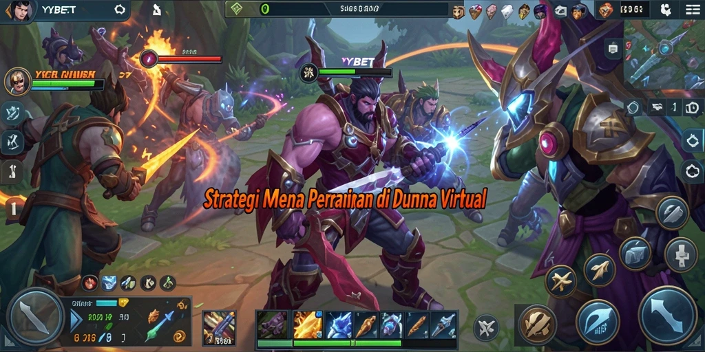 Tangkapan layar gameplay YYBET yang menunjukkan aksi pertempuran strategi.